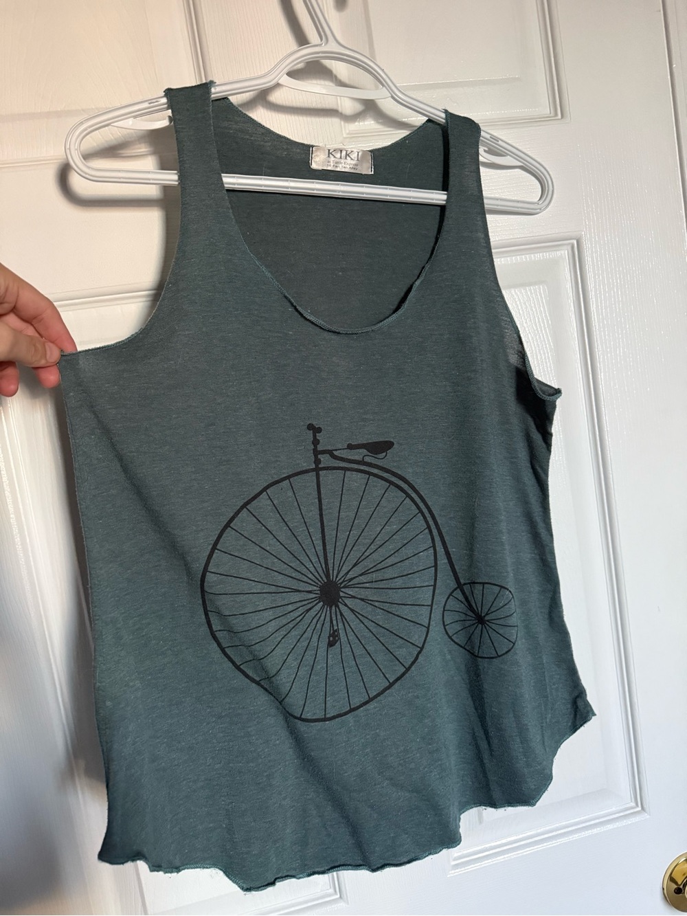 Green Pennyfarthing Tank Top - Women's Casual Sleeveless